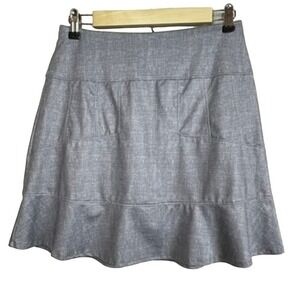 Lucky in Love Skirt Skort Size S Gray Flounce Hem Tennis‎ Golf Pickleball